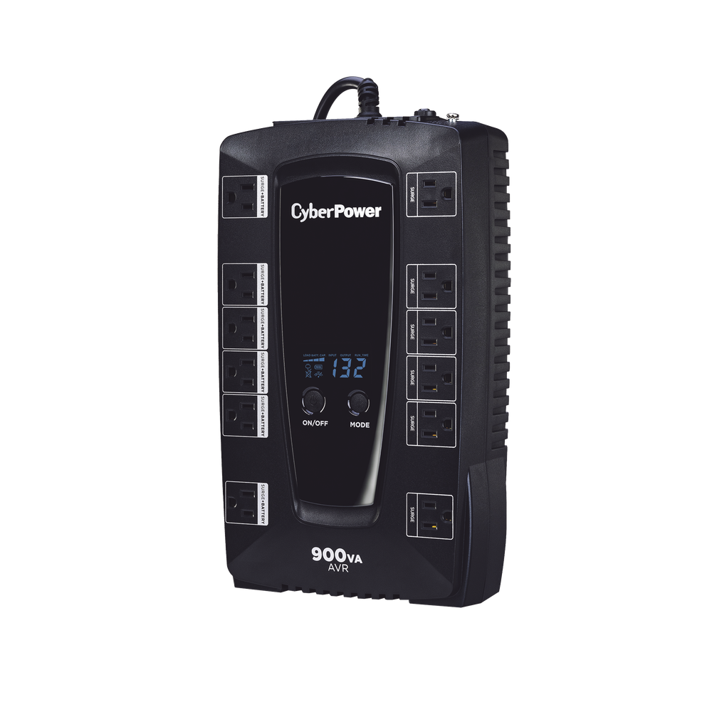 UPS de 900 VA/480 W, Topología Línea Interactiva, Entrada 120 Vca NEMA 5-15P, Tipo Gabinete Compacto, Con 12 Tomas NEMA 5-15R - Imagen 2
