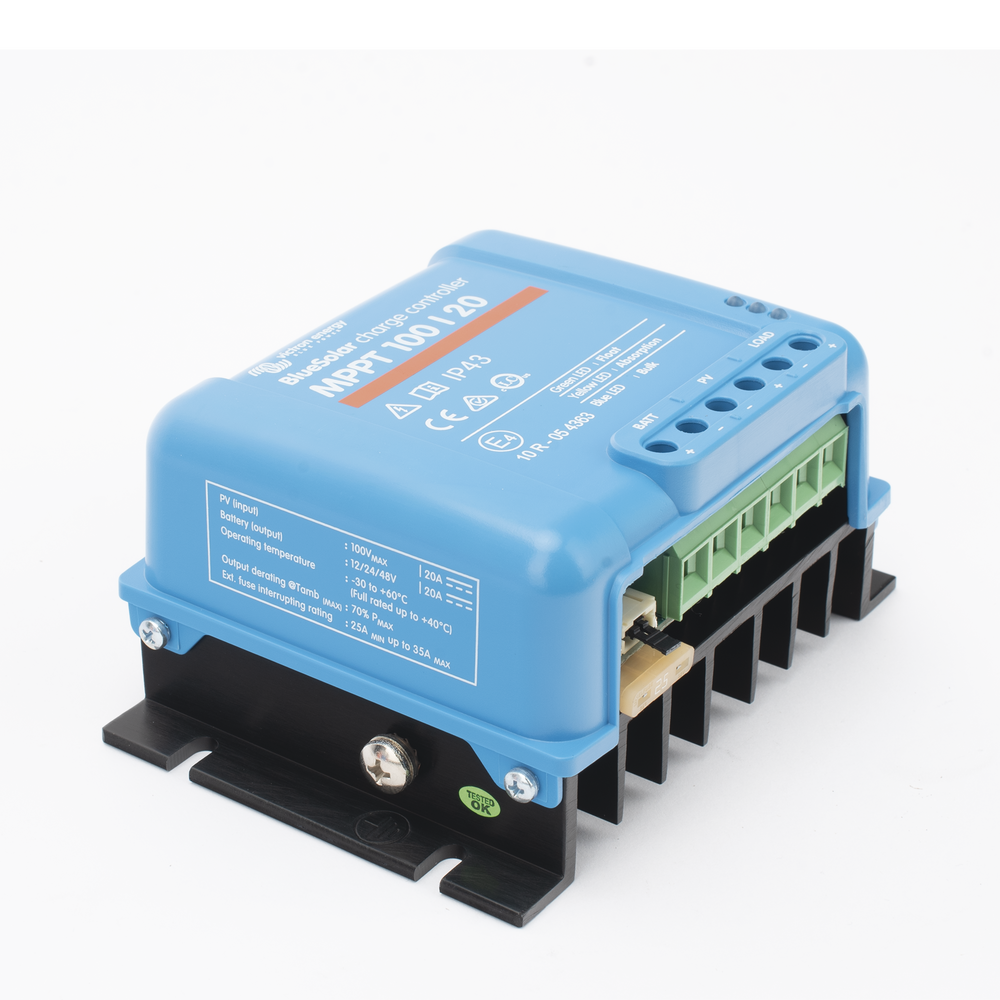 BlueSolar MPPT 100/20. Controlador Solar MPPT 20A, Voltaje Selección Automática: 12/24/48 Vcc. - Imagen 9