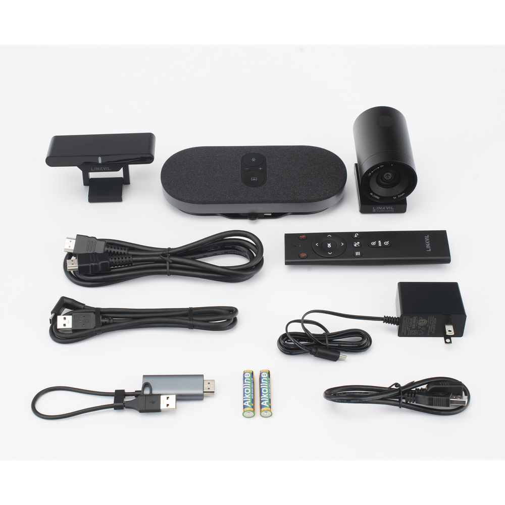 Sistema Videoconferencia 4K Todo en Uno / Cámara 8MP + Altavoz 3W / Micrófono 8 Filas / USB Type-C BYOD / Transmisión Inalámbrica 4K / Salas hasta 32 m² (344 ft²) - Imagen 6