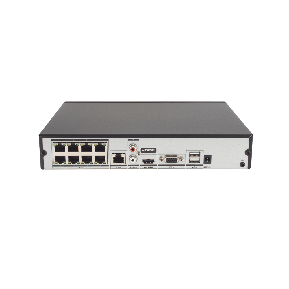 NVR 8 Megapixel (4K) (Compatible con Cámaras ACUSENSE) / 8 canales IP / 8 Puertos PoE+ / 1 Bahía de Disco Duro / Salida de Vídeo en 4K / 300 Metros PoE Modo Extendido - Imagen 5