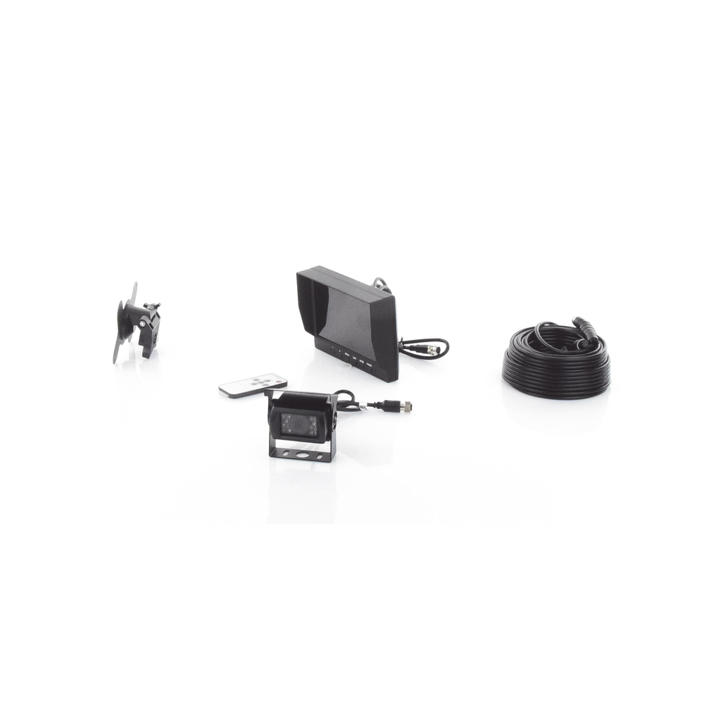 Sistema Profesional de Cámara de Reversa y Monitor Alámbrico para Vehículos de Trabajo y Montacargas - Imagen 12