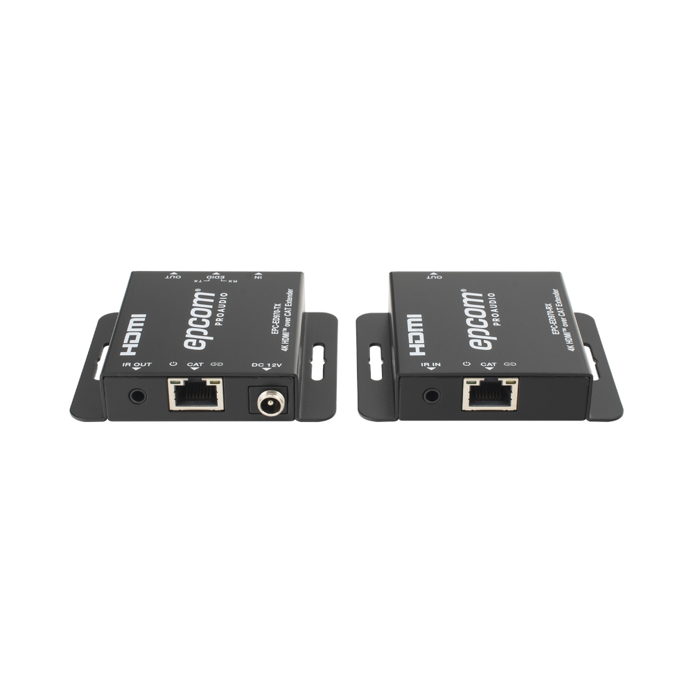 Kit Extensor HDMI | 4K2K@40m | 1080p@70m | Cat5e/Cat6 | Soporte PoC | HDMI Loop | Transmisión IR
