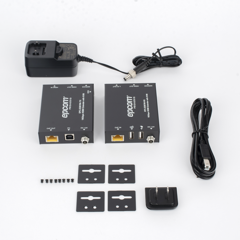 Kit Extensor HDMI con KVM | 70m | 4K2K@60Hz | 4:4:4 | HDMI2.0b y HDCP 2.2 | Salida de Audio 3.5mm | Admite PoC | Admite USB 1.1 - Imagen 10