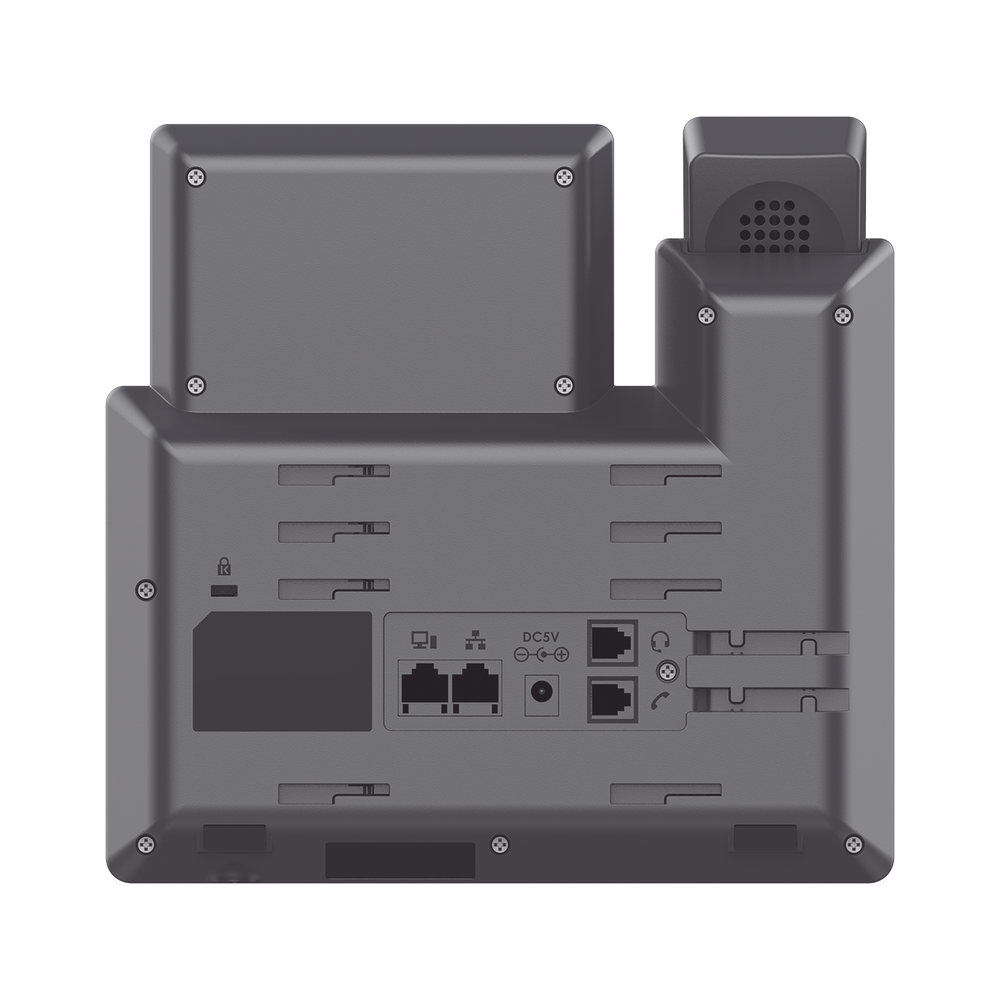 Teléfono IP Grado Operador, 3 líneas SIP con 6 cuentas, puertos Gigabit PoE, codec Opus, IPV4/IPV6 con gestión en la nube GDMS - Imagen 4