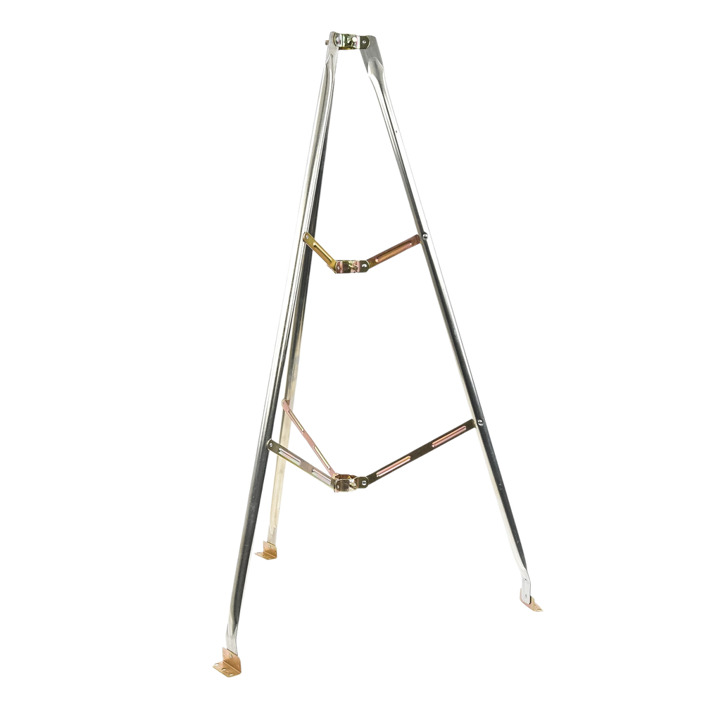 Montaje de tripie para exterior, altura total del tripie 1.52 m. Compatible con mástiles de hasta 3 m de largo 1 1/4 a 2" de diámetro - Imagen 2