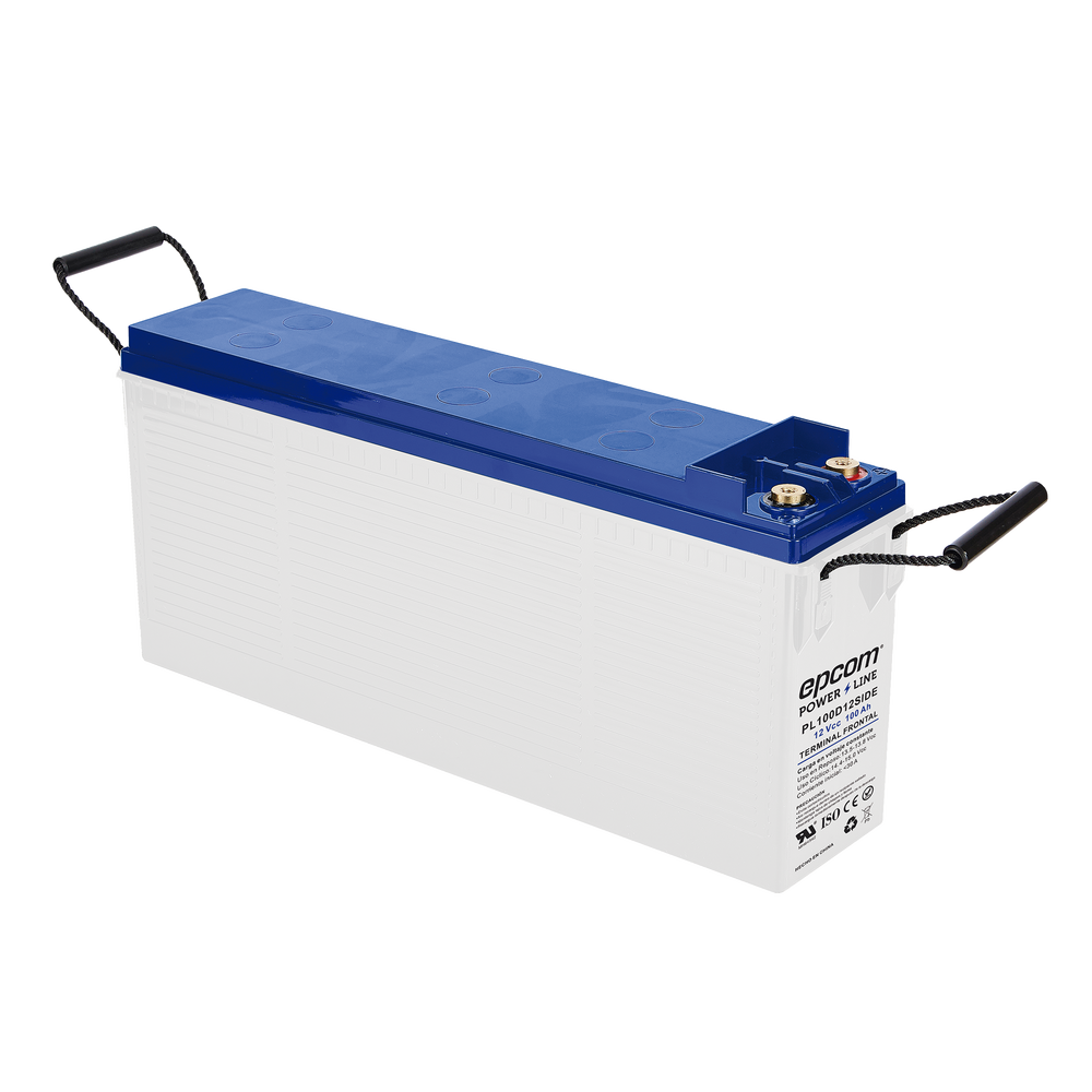 Batería AGM-VRLA Ciclo Profundo / 12 Vcc / 100 Ah (10 h) / Terminal M8 / Carcasa Ignífuga UL94-V0 / Baja Autodescarga / 1620 A Cortocircuito - Imagen 3