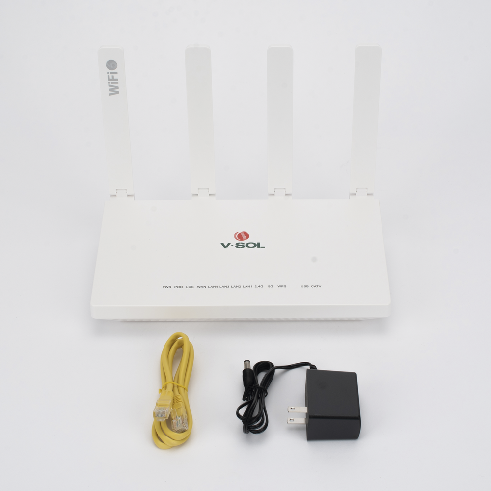 ONU GPON/EPON con Wi-Fi 6 AX1500 / 1 Puerto CATV / 4 Puertos Gigabit / Puerto PON SC/APC - Imagen 5