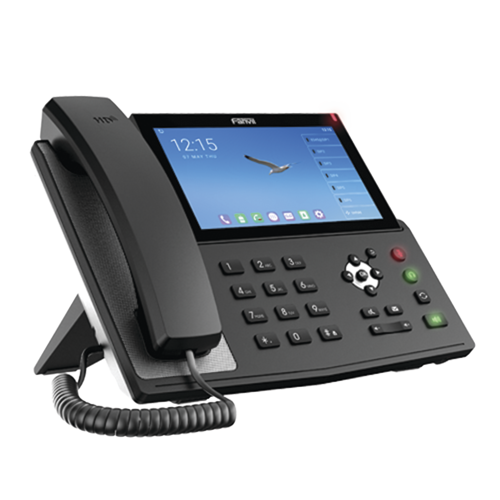 Teléfono IP Android Empresarial para 20 lineas SIP, pantalla táctil, Wi-Fi y Bluetooth, PoE, hasta 112 botones DSS, puertos Gigabit, soporta recepción de video. - Imagen 4