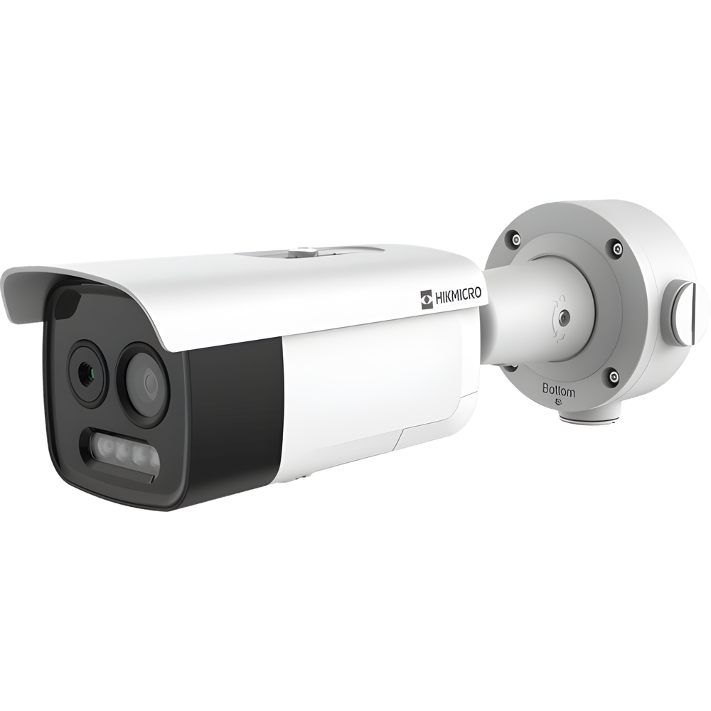 (HIKMICRO) Cámara Bala IP Bi-Espectral / Térmica (256 X 192 / 3.6 mm) + Óptica (5 MP / 4.3 mm) / GUANLAN AI / Detección Térmica de Incendios y Humos / Medición de Temperatura -20° - Imagen 2