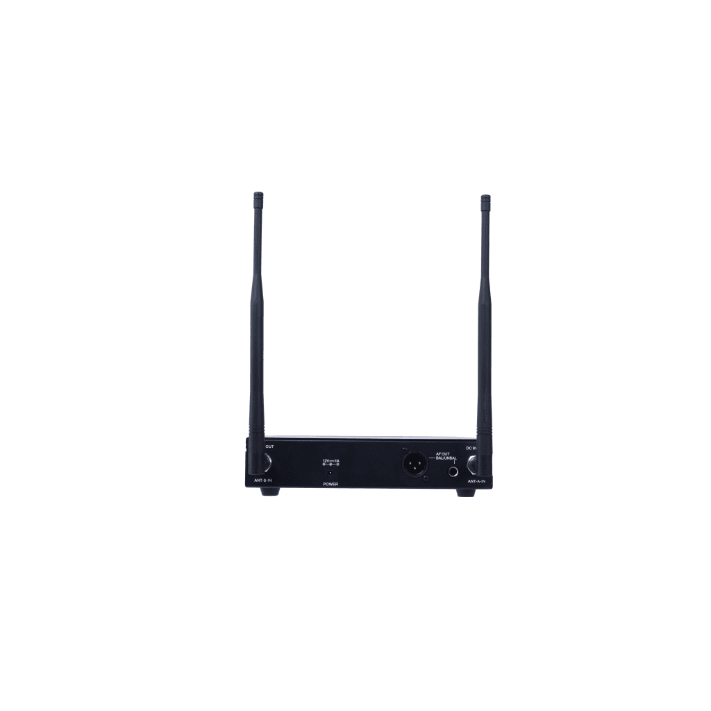 Receptor Inalámbrico Un Canal EP-591U | Transmisión Digital U-Band 540-690 MHz | Modulación PI/4-DQPSK | Pantalla TFT-LCD 2.2" | Salida Balanceada y Desbalanceada | Encripción de Audio | Escaneo de Frecuencia - Imagen 3