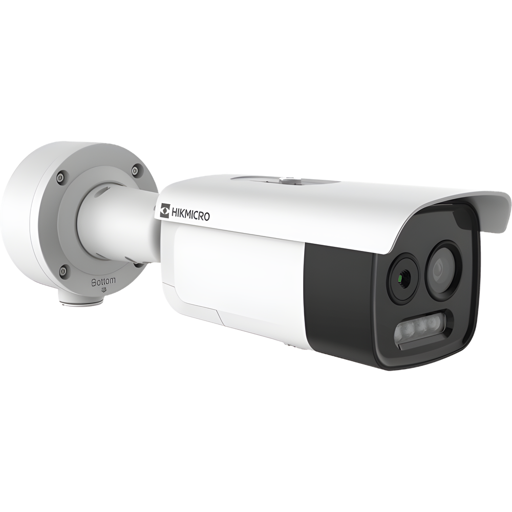 (HIKMICRO) Cámara Bala IP Bi-Espectral / Térmica (256 X 192 / 3.6 mm) + Óptica (5 MP / 4.3 mm) / GUANLAN AI / Detección Térmica de Incendios y Humos / Medición de Temperatura -20° - Imagen 4