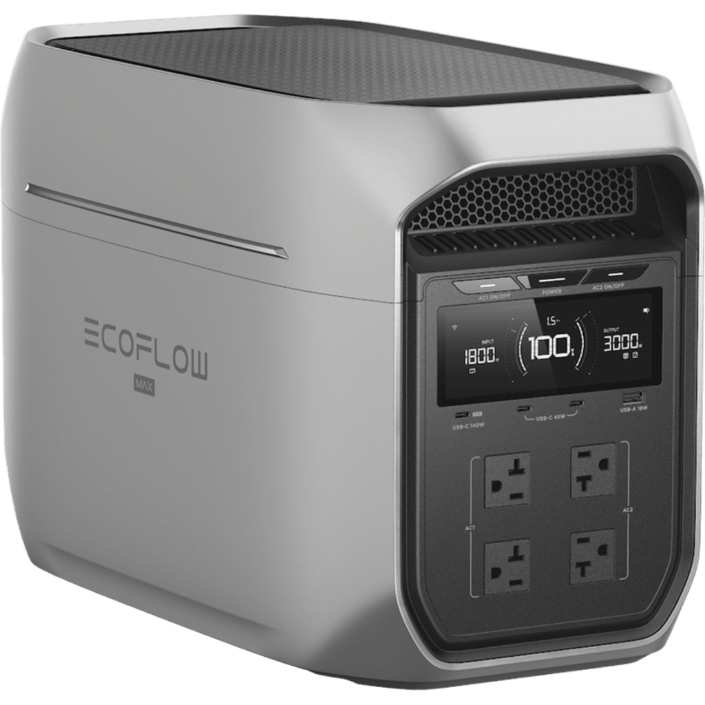 Estación de Energía Portátil EcoFlow DELTA 3 MAX PLUS, 2048Wh, Batería LiFePO4, Salida 3000W (Surge 3800W) - Imagen 4