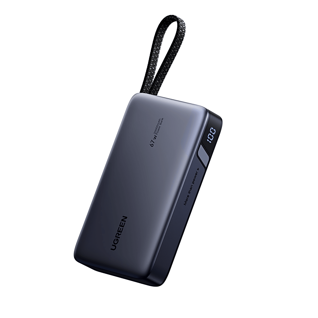 Power Bank 20000mAh / 67W USB-C con Cable Integrado / 1C1A / PD3.0 PPS QC4.0 / Batería 72Wh Li-ion 21700 / Carga Rápida 65W / PC+ABS V-0 - Imagen 3