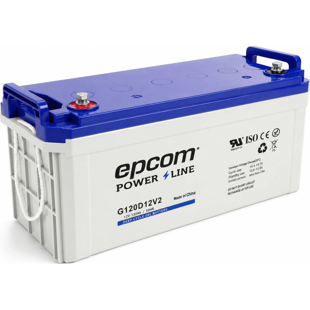Batería GEL Ciclo Profundo / 12 Vcc / 120 Ah / Aplicaciones Fotovoltaicas y de Respaldo - Imagen 2