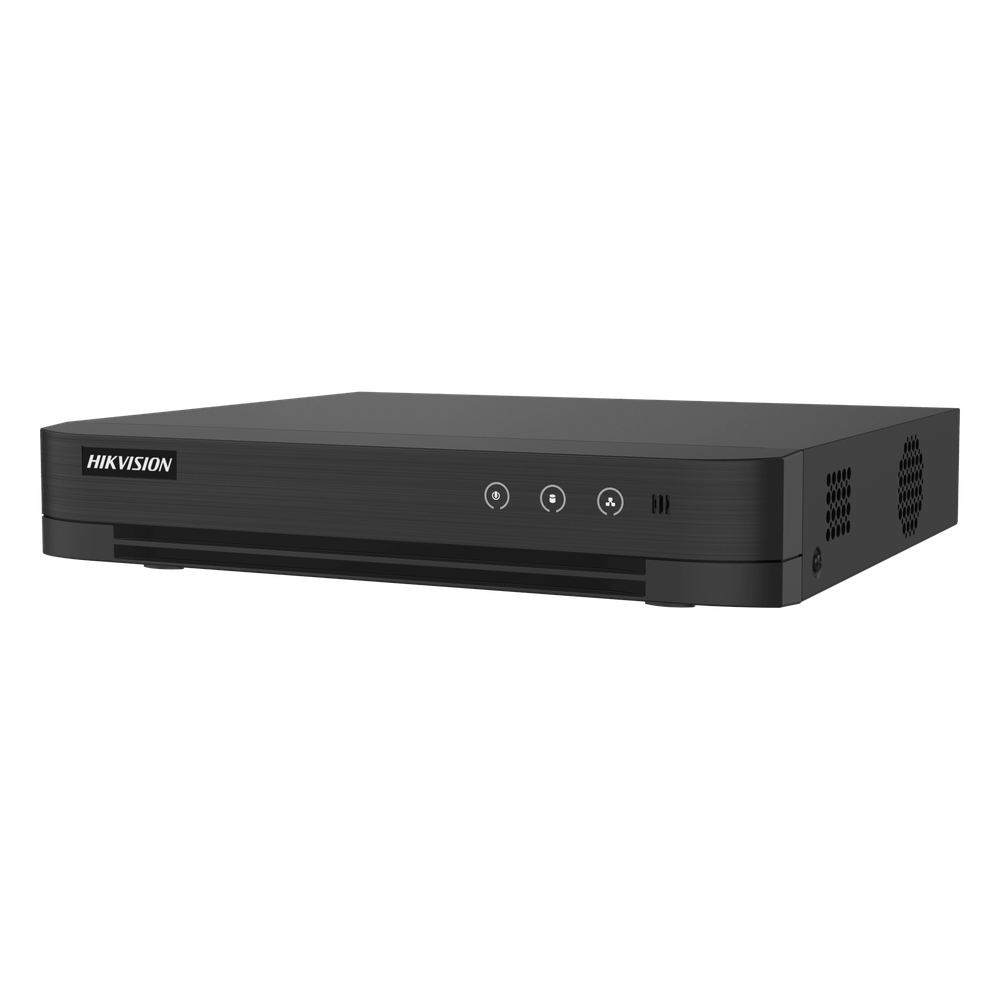 DVR 4 Canales TURBOHD + 2 Canales IP / 5 Megapixel Lite - 3K Lite / Audio Bidireccional / ACUSENSE (Evista falsas alarmas) / 1 Bahía de Disco Duro / Salida de Video en Full HD