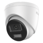 [Dual Light] Turret IP de 2 Megapixel   / Lente 2.8 mm /  Ángulo de visión 101° / 20 mts IR + 15 mts Luz Blanca / Micrófono Integrado / ACUSENSE Lite /  Exterior IP67 / PoE / dWDR / H.265+ / ONVIF