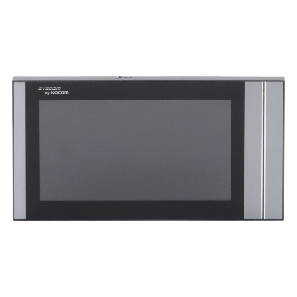 Monitor Analógico LCD de 7" 1080p (Full HD) a Color / Touch Screen / Soporta 2 Frentes de Calle y hasta 4 Monitores / Soporta Cámaras Analogicas (TURBOHD) para Tener Visión Adicional / Color Negro