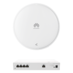 Kit de Router Multi-Servicio / 1 puerto 10/100/1000 Mbps(WAN) / 4 puertos 10/100/1000 Mbps(LAN) PoE / 50W + Punto de Acceso Wi-Fi 7 / 3.57 Gbps / MU-MIMO 2x2 (2.4GH y 5GHz) / Smart Antenna más cobertura / Instalación en techo y pared