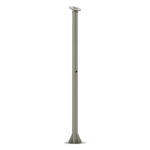 Poste para Cámara ANPR / Compatibilidad con cámara DS-TCG406-E(S),DS-TCG406-E(ER)(2812)/ Altura de 1.5 Metros /  Color Gris