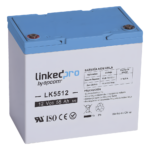 Batería de respaldo 12 V | 55 Ah |  AGM | Especial para Seguridad Electrónica | UPS | Sistemas de Emergencia  | Vida útil 5 años | Terminales T2