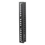 Organizador de Cable Vertical de 21 Unidades Rack Sencillo, Compatible con Racks Serie EIRL y EIQR