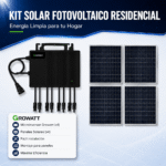 Kit Solar Interconexión / 2.5kW 220Vca / Incluye Inversor, Paneles Solares y Montaje - Imagen 2