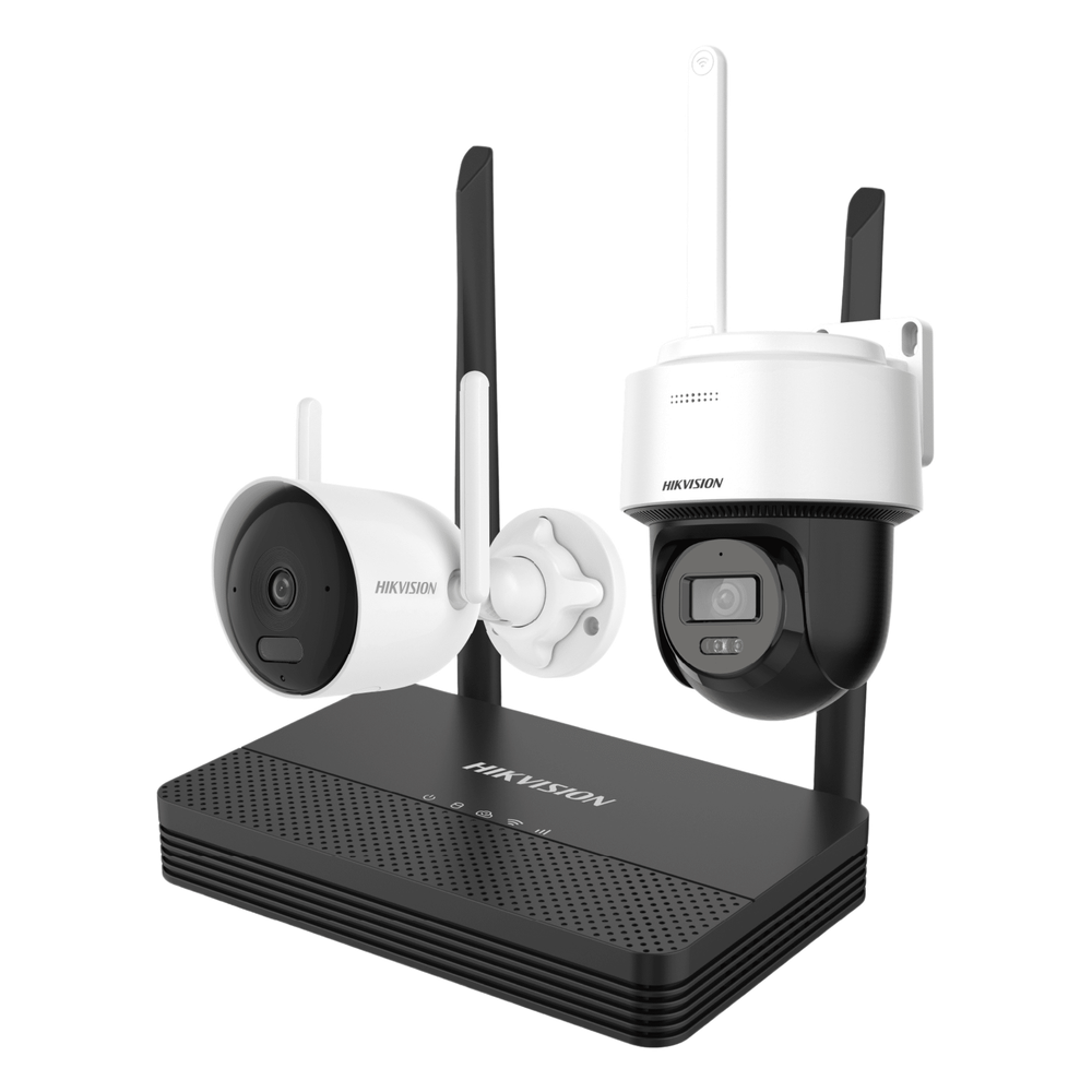 portada_0S1000-1308.png Kit IP Inalámbrico 4 Megapixel / NVS 4 Canales / 1 Cámara Bala Exterior + 1 Cámara Turret Interior con Lente 2.8 mm y Dual Light / Audio Bidireccional (Micrófono y Bocina) / Soporta Micro SD de 512 GB - Imagen 1