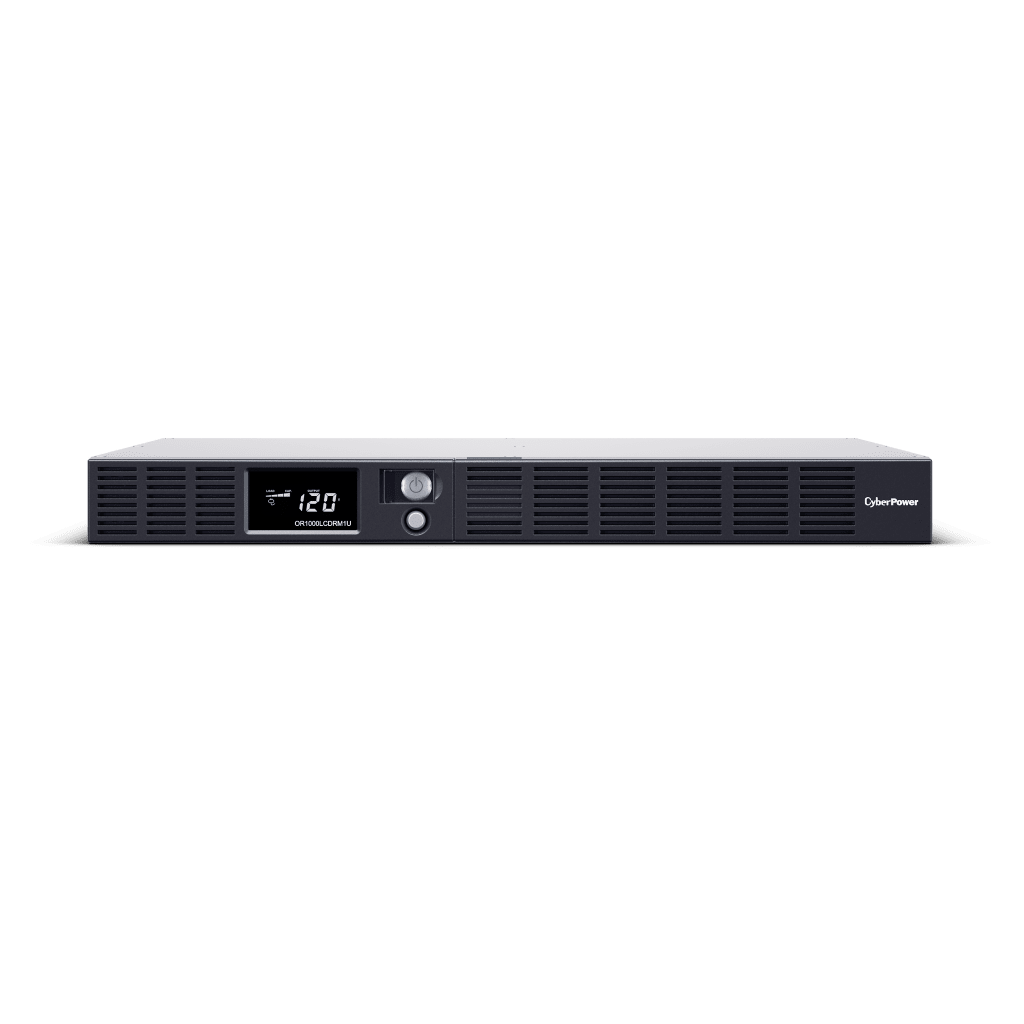 UPS de 1000 VA/600 W, Topología Línea Interactiva, Entrada 120 Vca NEMA 5-15P, Tipo Rack 1 UR, Con 6 Tomas NEMA 5-15R