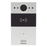 Videoportero de 1 Botón / Lector de Tarjetas MIFARE y PROX EM / Notificación a APP / 100% en la Nube / Notificación por Llamada Telefónica / SIP / ONVIF / IP65 / Cámara 2MP / Panel de Aluminio / Control de 2 Puertas