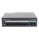 Switch PoE+ no Administrable, hasta 110 Watts, 8 puertos PoE+ 10/100 y 2 Uplinks Gigabit 1G