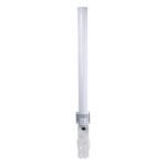 Antena Omnidireccional en 2.4 GHz, Rango de Frecuencias (2.3 - 2.5 GHz), Ganancia de 10 dBi, Doble Polaridad MIMO 2x2, Incluye Jumpers