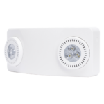 Luz de Emergencia Dual LED / 520 lúmenes / Uso Rudo / Cubierta ABS UL 5VA / Batería 9.6V 3Ah / 90 min Autonomía / Montaje Pared o Techo