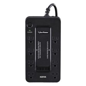 UPS de 425 VA/255 W, Topología Standby, Entrada 120 Vca NEMA 5-15P, Tipo Gabinete Compacto, Con 8 Tomas NEMA 5-15R