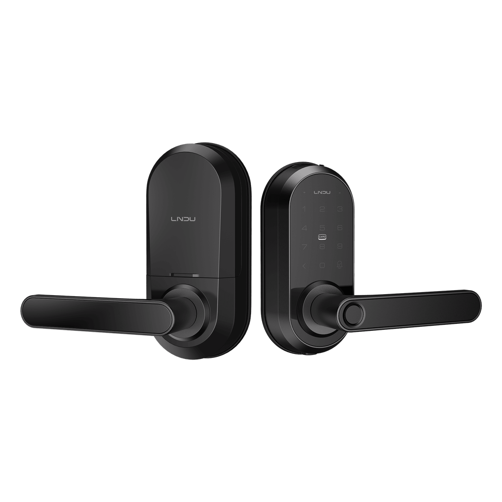 Cerradura Inteligente Wi-Fi / Escáner de Huella Digital / Teclado Táctil / Compatible con App / 8 Baterías AA / Puerta Interior y Exterior / Función Normalmente Abierto / FCC Clase B