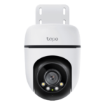 Cámara de Seguridad PTZ Exterior Wi-Fi / 2K 3 Megapixel (2304×1296) / 360° Panorámica Horizontal + 130° Vertical / Seguimiento Inteligente de Movimiento / Visión Nocturna a Color / IP65 / Compatible Alexa y Google Home
