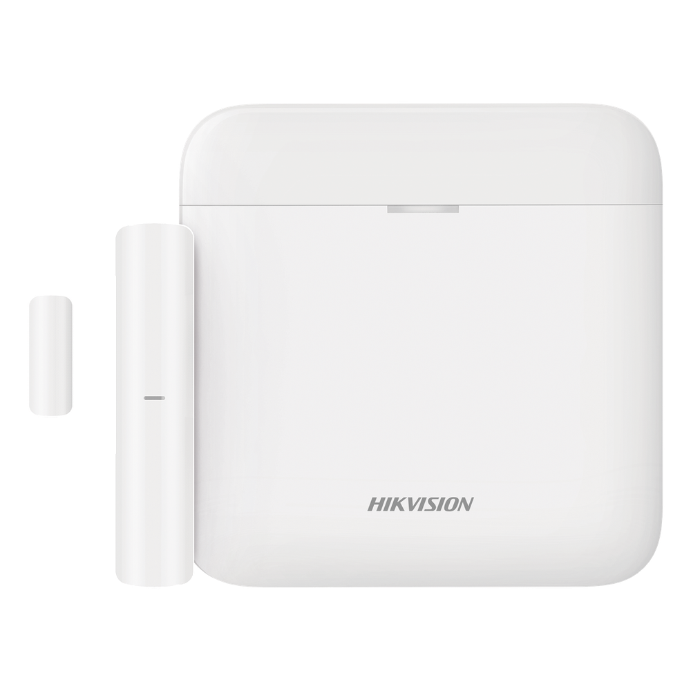 (AX PRO) KIT de Alarma AX PRO / Incluye: 1 Hub con batería de respaldo / 1 Contacto Magnético / Wi-Fi / Compatible con Hik-Connect P2P