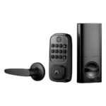 Cerradura Inteligente WiFi / Escáner de Huellas Dactilares / Teclado Numérico / Control por App / 8 Baterías AA / Bloqueo Manual y Automático / Compatible con Puertas 35-55 mm