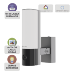 Cámara IP 4 Megapíxel / Wi-Fi / Lampara Integrada / Audio de dos vías / Imágen Nocturna a Color / Detección Humana / Audios Personalizables  / Uso Exterior con Protección