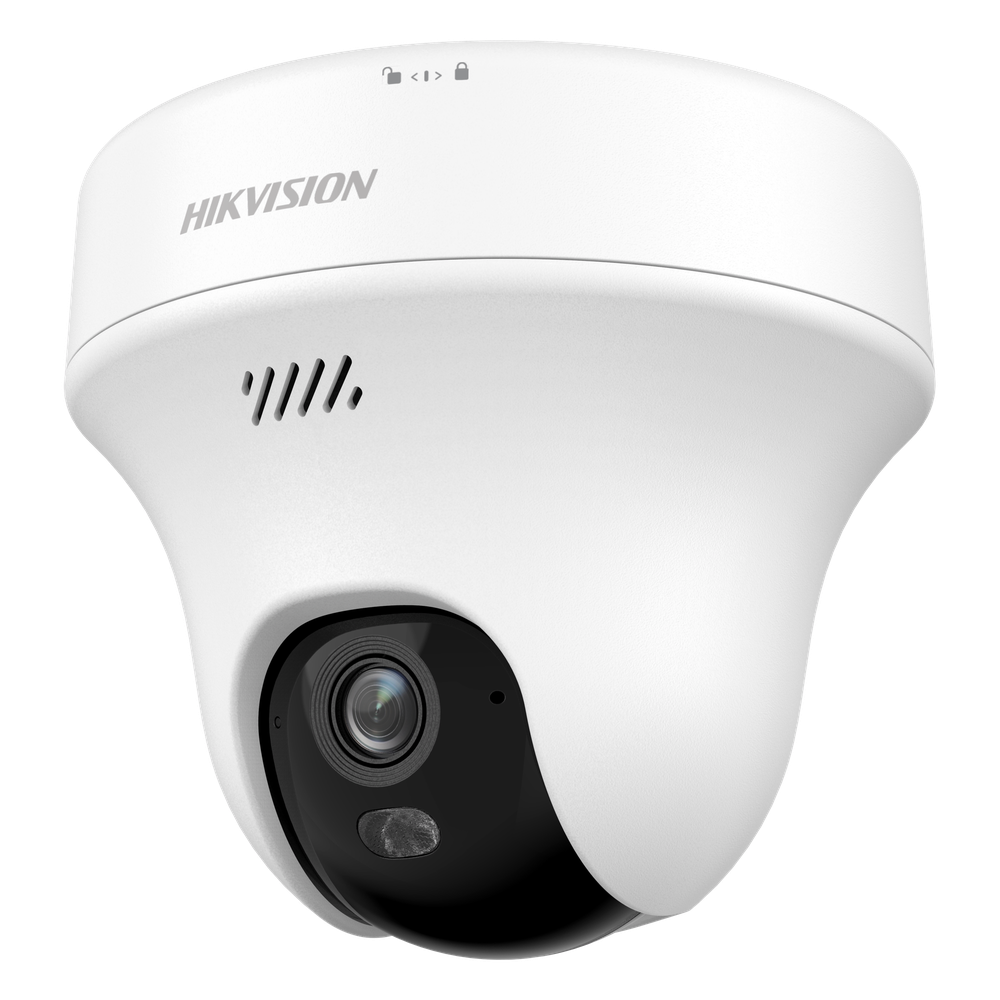 Turret PT IP 5 Megapixel (3K) Megapixel / Lente 2.8 mm / Dual Light (10 mts IR + 10 mts Luz Blanca) / Wi-Fi 6 / Interior / ACUSENSE / dWDR / H.265 / Audio Bidireccional (Micrófono y Bocina) / 5 VCD
