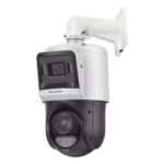 [TandemVu] PTZ IP 4 Megapixel + Cámara Fija 4 Megapixel / 25X Zoom / 100 mts IR + 30 mts Luz Blanca / IP67 / ACUSENSE / PoE+ / 2 Micrófonos Integrados y Bocina / Alerta Audible y Luz Estroboscopica / Alarmas I/O / DARKFIGHTER / Micro SD
