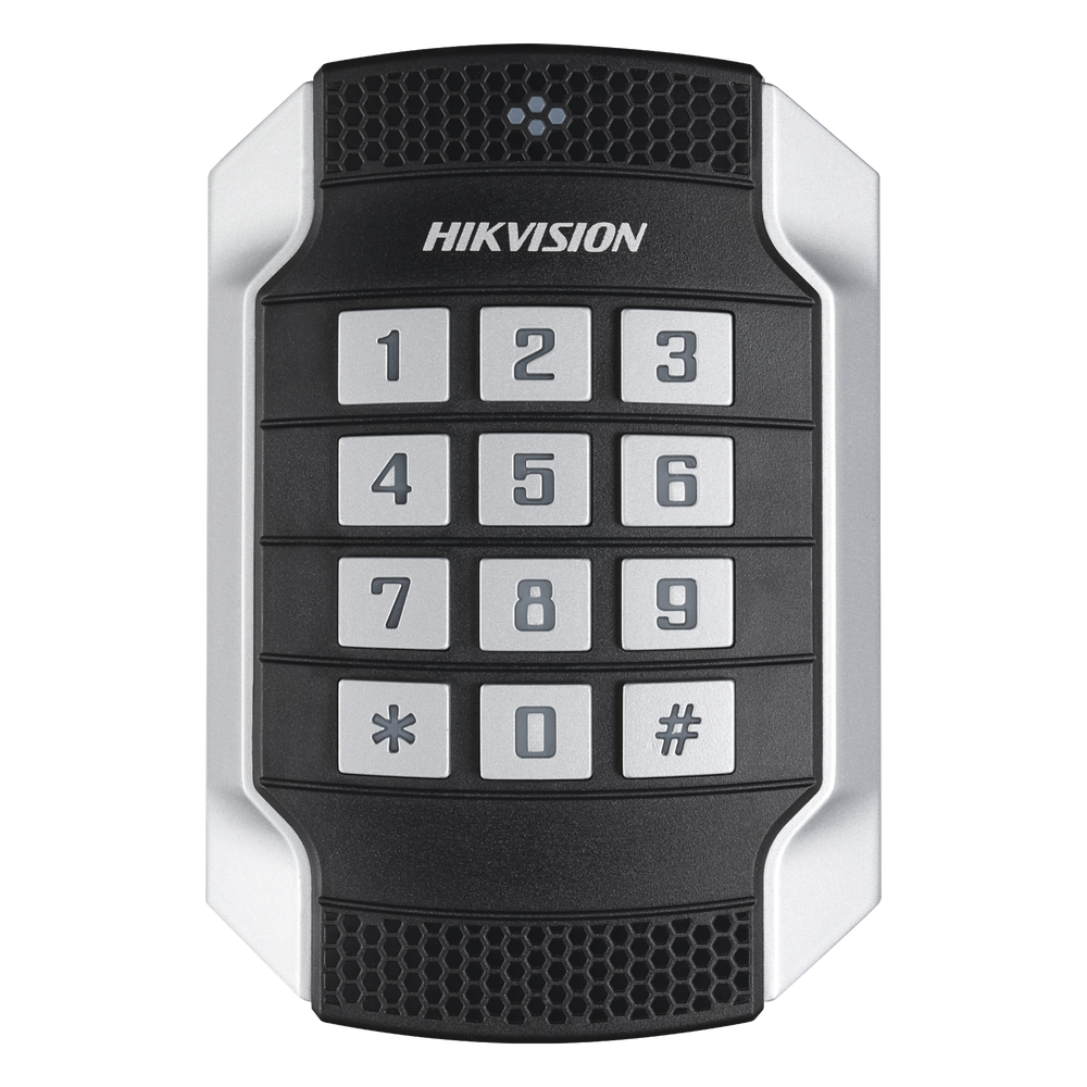 Lector de Tarjetas MIFARE y Contraseñas / Wiegand W26 - W34 y RS-485 / IP65 / IK10 / Estetico y Facil de Utilizar / Indicador LED