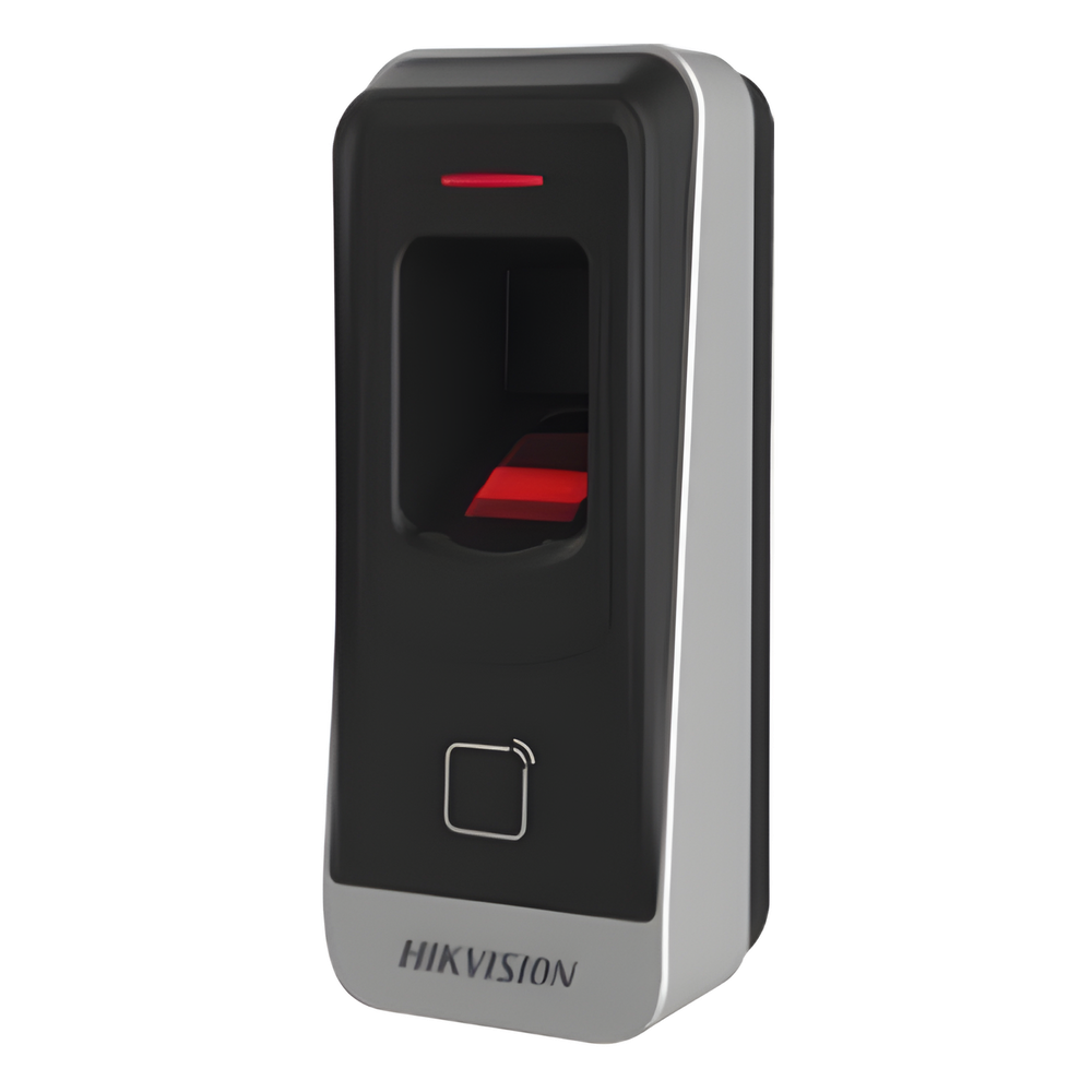 Lector esclavo PROX EM IP65 / Huella Digital / Lector de Tarjetas de Proximidad / RS-485 / Interior y Exterior / Requiere Panel de Control de Acceso DS-K26 Series y DS-K27