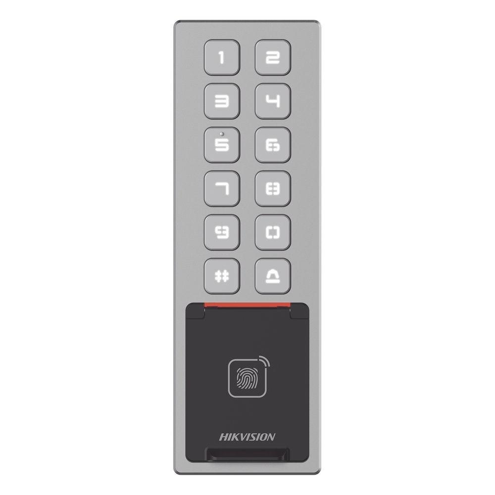 Teclado Exterior WiFi Antivandálico IP65 & IK08 / Administrable en la Nube / Alta y Baja de Passwords Remotamente con Horarios / Acceso por PIN, Tarjeta MIFARE, Huella y Tarjeta Virtual Bluetooth