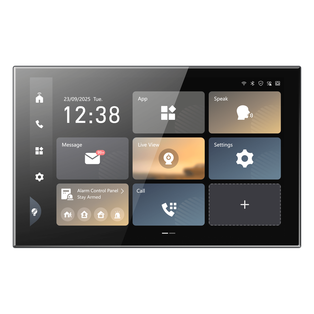 Monitor Touch Inteligente WiFi 6 / 10.1" (1920 X 1200) / Android 14 / PoE / 2 Micrófonos y 2 Bocinas Integrados / Gestión Unificada de Seguridad / TALKVU