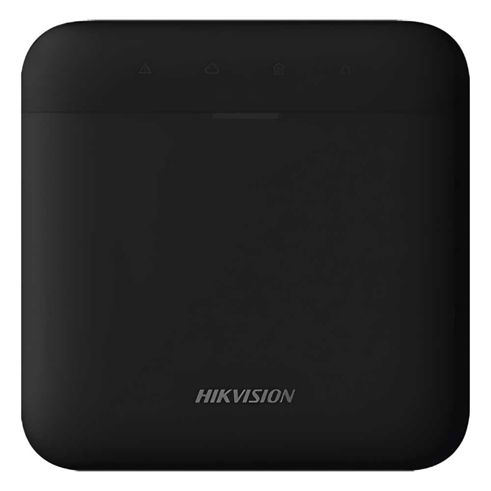(AX PRO) Panel de Alarma Inalámbrico de Hikvision / Color Negro / Soporta 48 Zonas / Wi-Fi y Ethernet / Incluye Batería de respaldo / Compatible con los Accesorios AX PRO