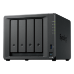 NAS DiskStation DS925+ | 4 Bahías | Expandible a 9 Bahías | 2 Puertos 2.5GbE | 2 Ranuras M.2 NVMe | AMD Ryzen V1500B | 4 GB DDR4 ECC | Hasta 565 MB/s Escritura Secuencial | Compatible con RAID | Synology DSM.