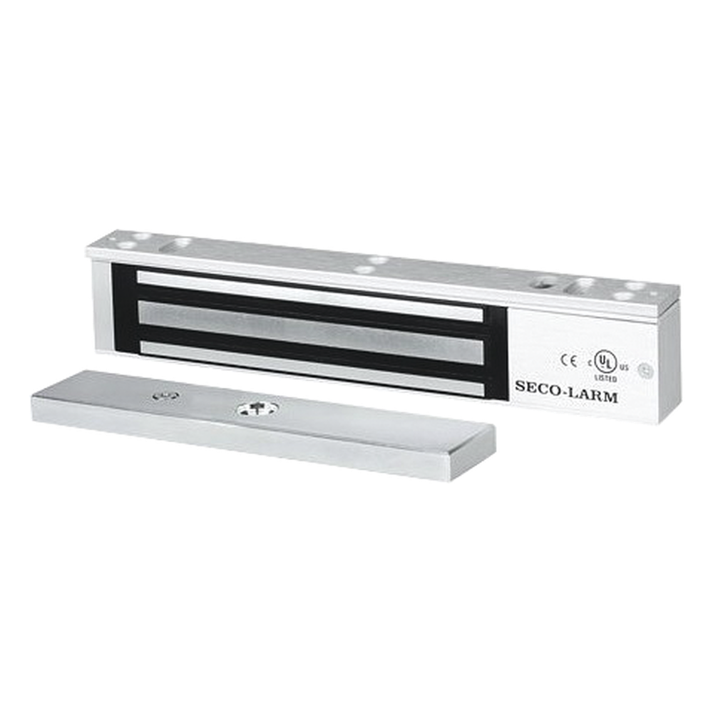 Chapa Magnética 600 lbs con LED / Sensor de Estado de Unión / Sin Magnetismo Residual / Uso Interior.