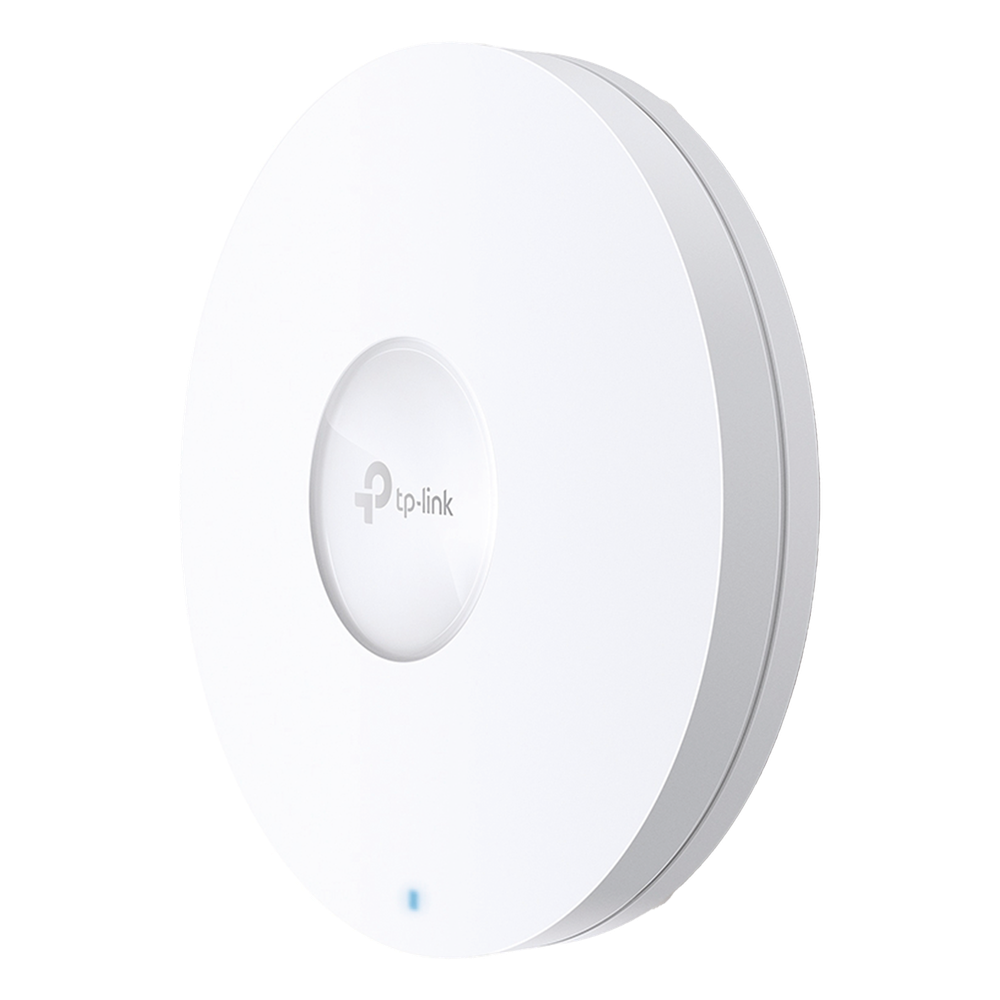Punto de Acceso Omada / Wi-Fi 6 AX5400 MU-MIMO 4x4 / Mesh Omada / Alta Densidad de Usuarios / Configuración por Controlador o Stand-Alone / Para Montaje en Techo/pared / Alimentación PoE+