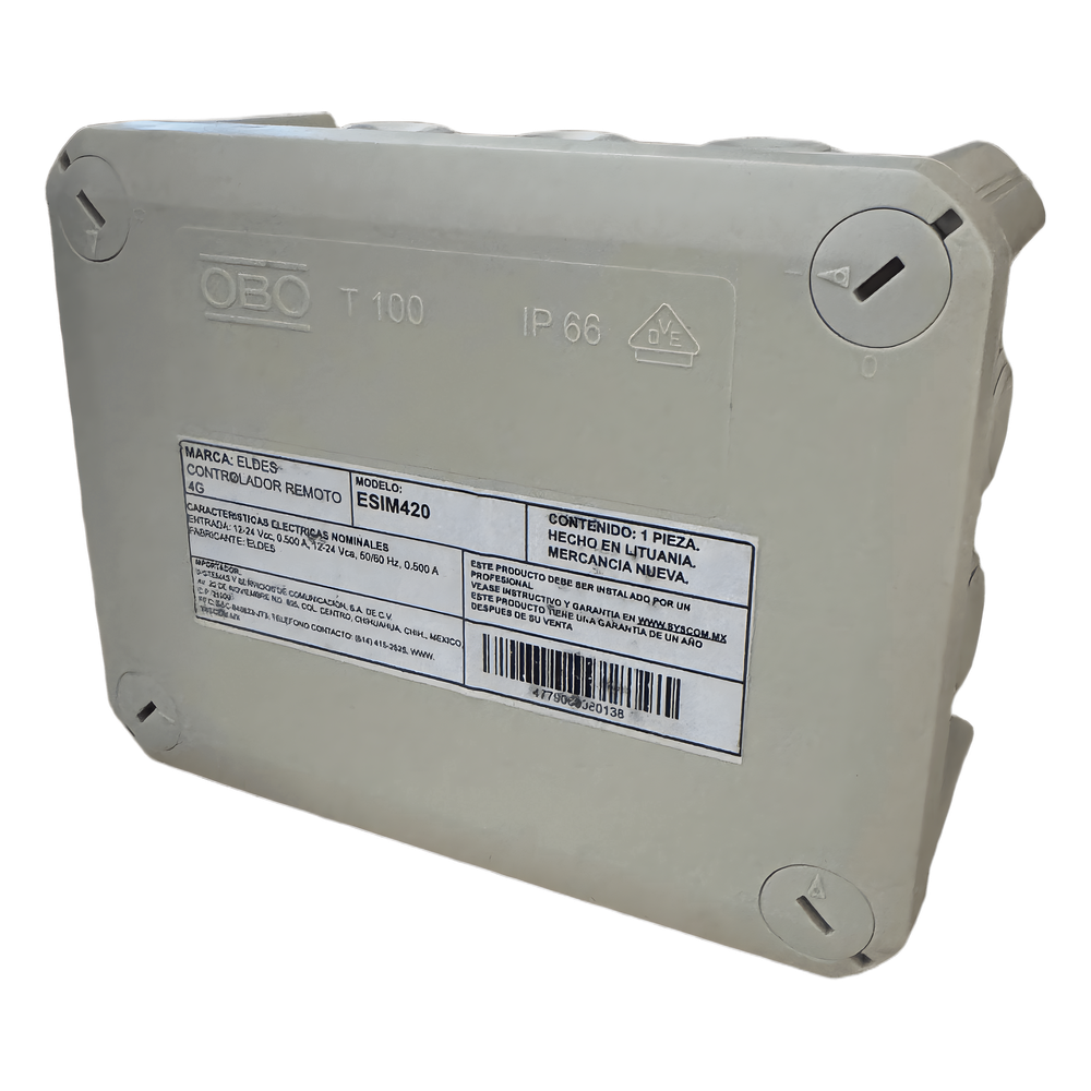 Controlador Remoto 4G con Activación vía APP o Llamada | Caja Nema IP67 | Soporta hasta 2000 Usuarios
