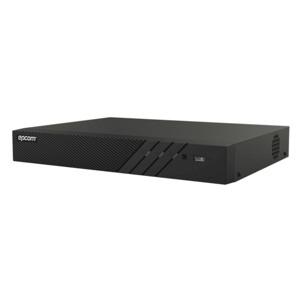 DVR 8 Canales TURBOHD + 4 Canales IP / 5 Megapixel Lite - 3K Lite / Audio Bidireccional por Coaxitron / ACUSENSE (Evita falsas alarmas) / 1 Bahía de Disco Duro / Salida de Video en Full HD